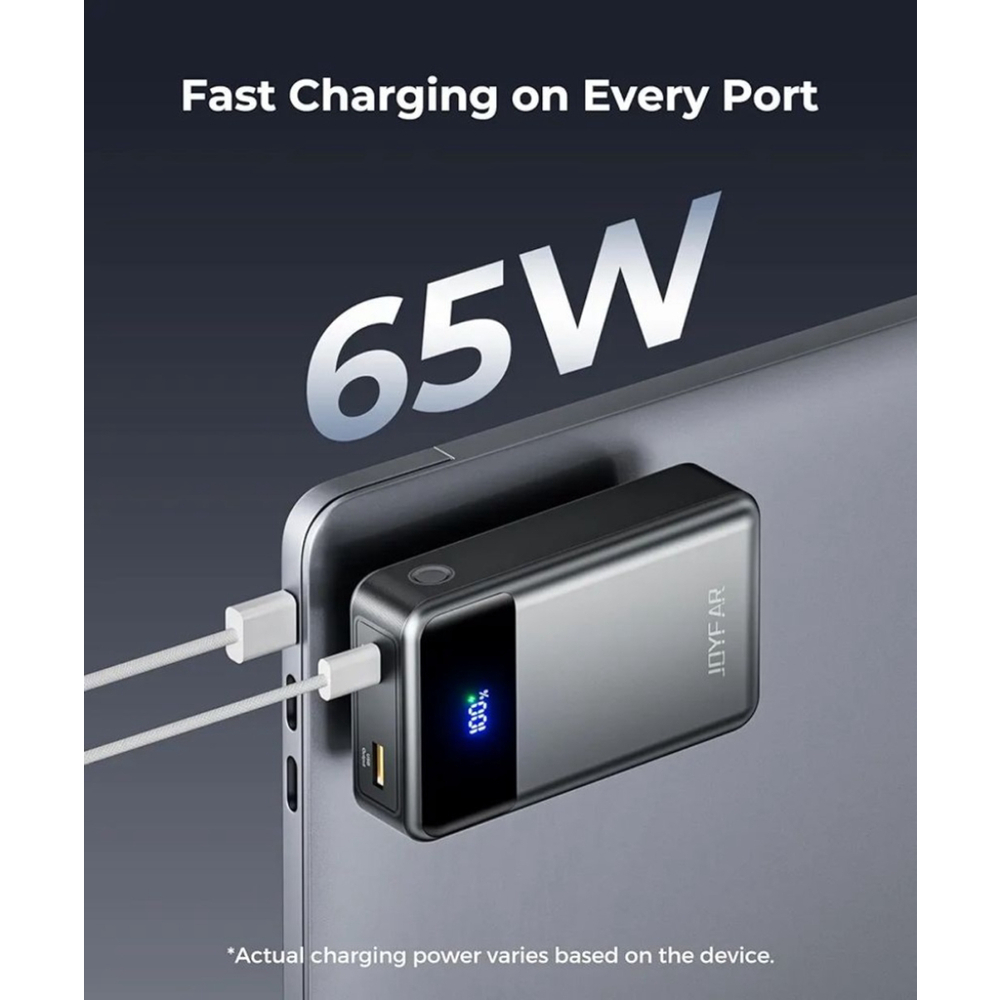 Portable Charger Power Bank 30000mAh 65W Laptop Travel Essentials Battery Pack - Picture 2 of 11